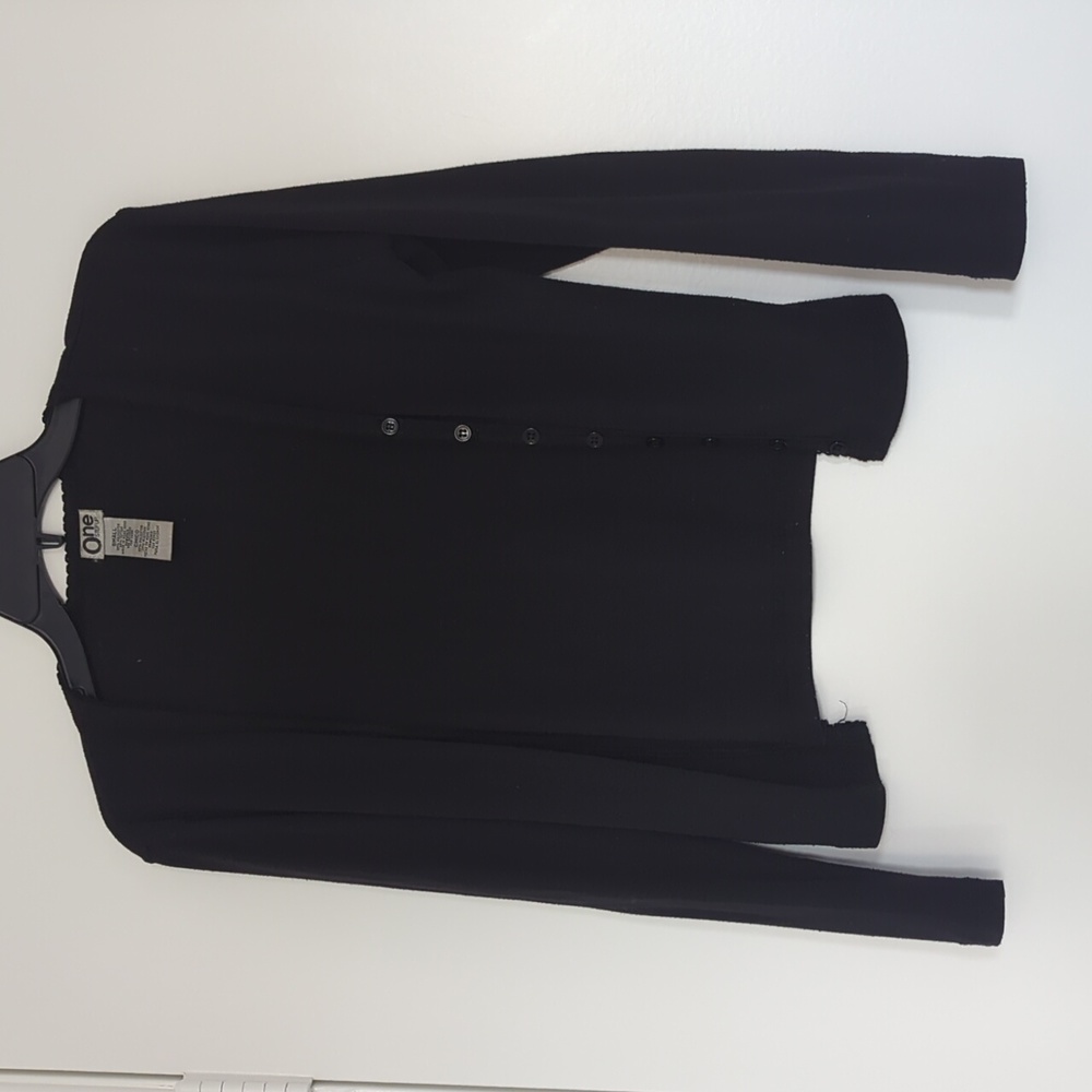 Black button up cardigan